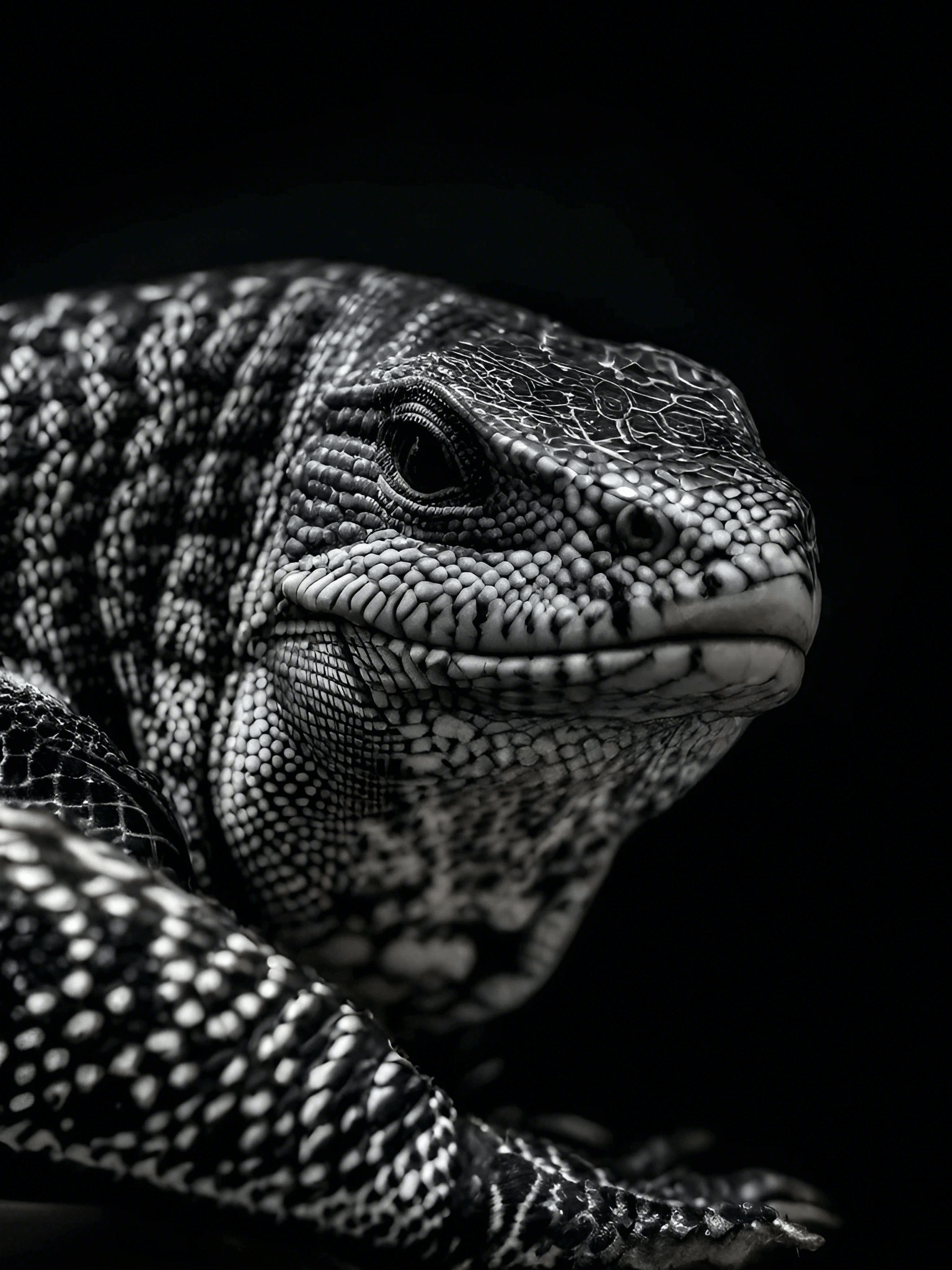 Radiant Argentine Black and White Tegu Art 1 Argentine-Black-and-White-Tegu-DP-2
