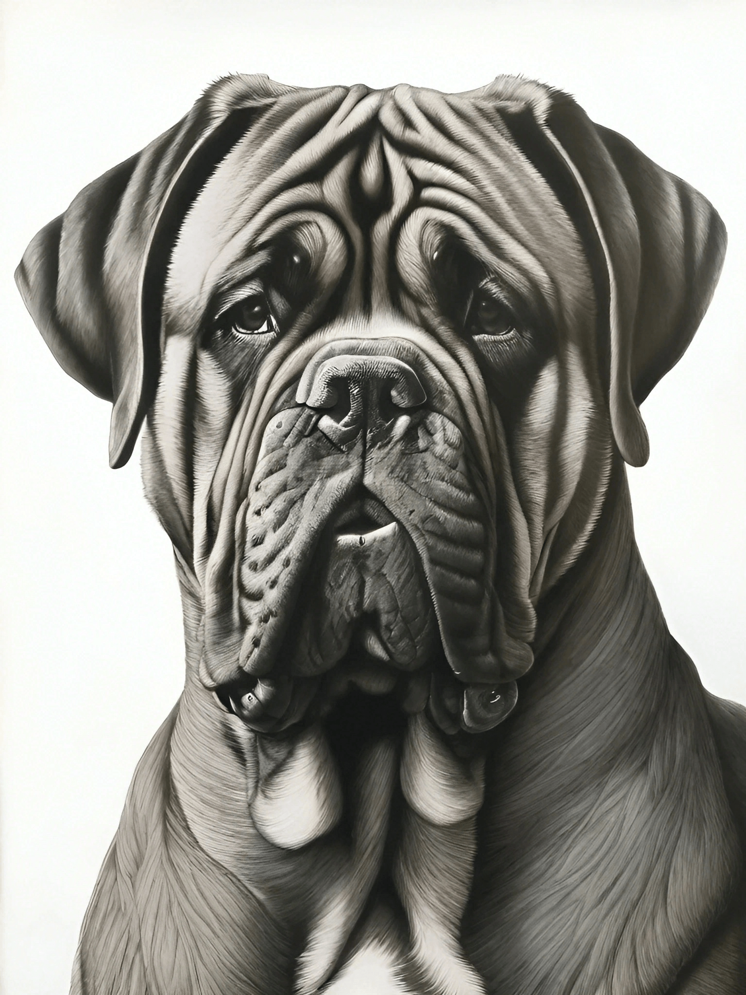 Bold Bullmastiff Digital Art 1 Bullmastiff-LD