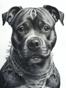 Bold Staffordshire Bull Terrier Art 2 Staffordshire-Bull-Terrier-LD-2
