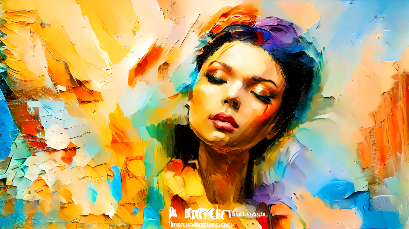 Abstract womans Face Oil painting Art 1 Abstract-face-HD-1