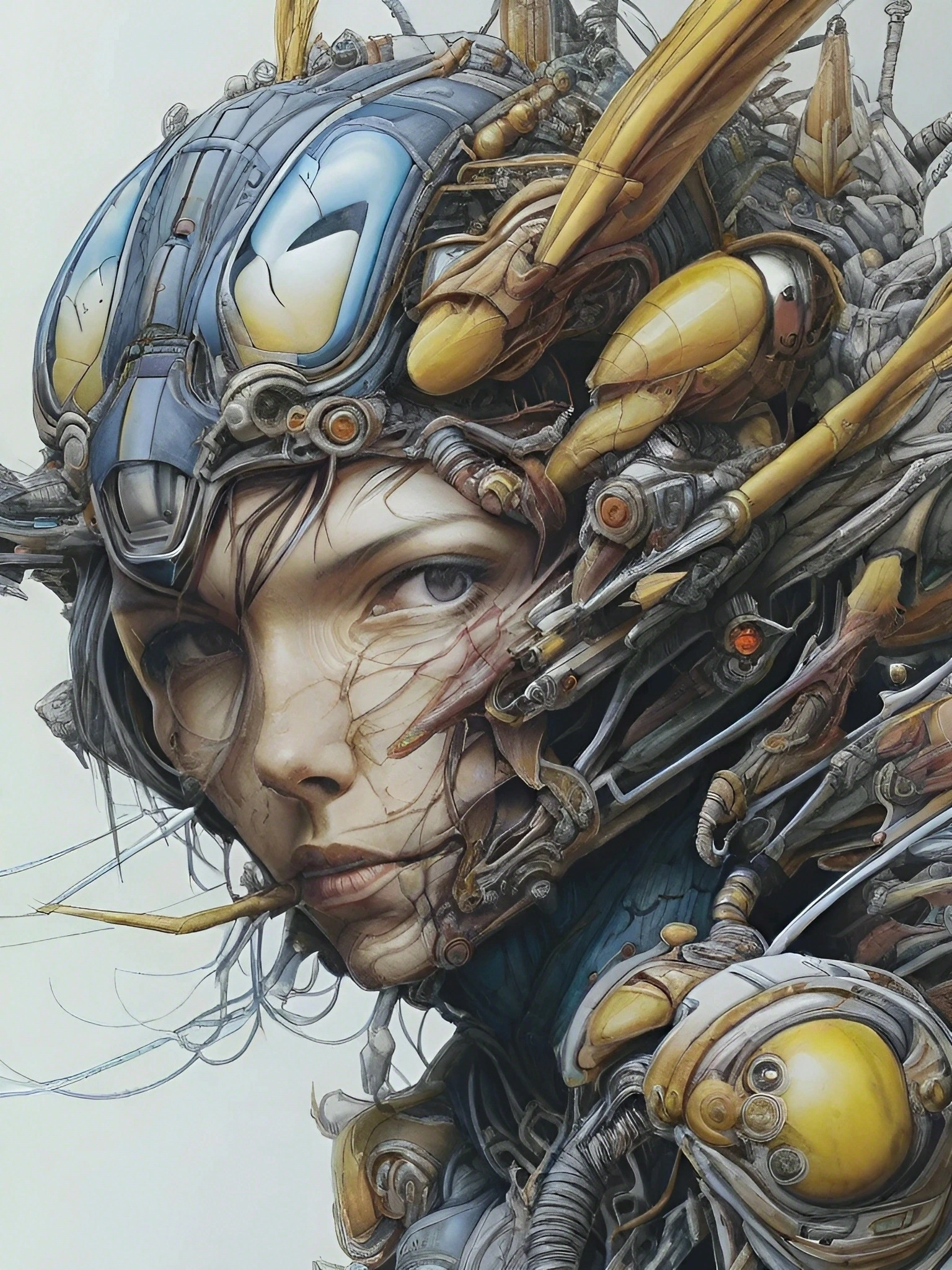 Powerful Woman Wasp Hybrid Art 1 Bio-Woman-Wasp-HD-FA-3