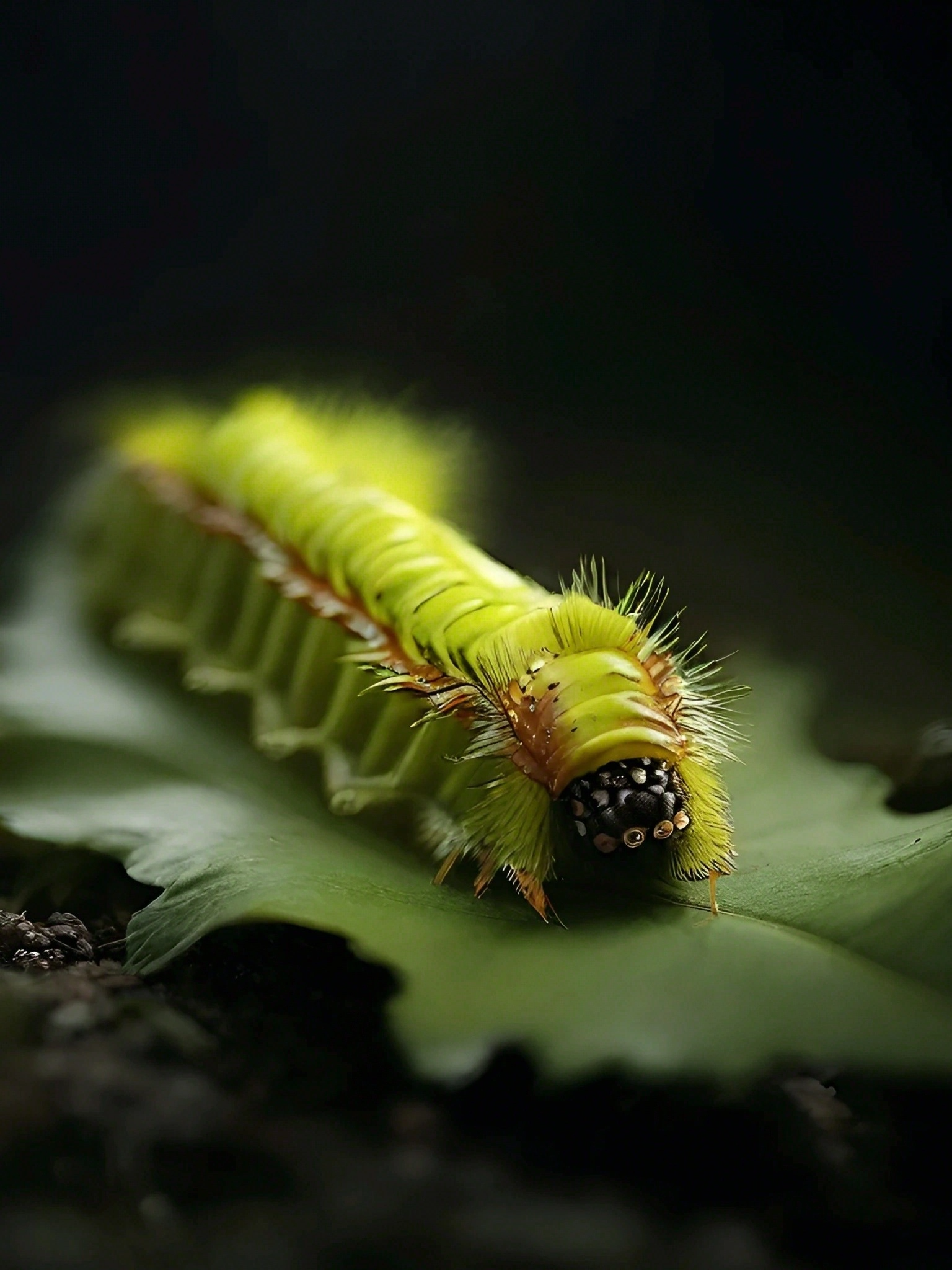 Enchanting Io Moth Caterpillar Art 1 Io-Moth-Caterpillar-PR-1